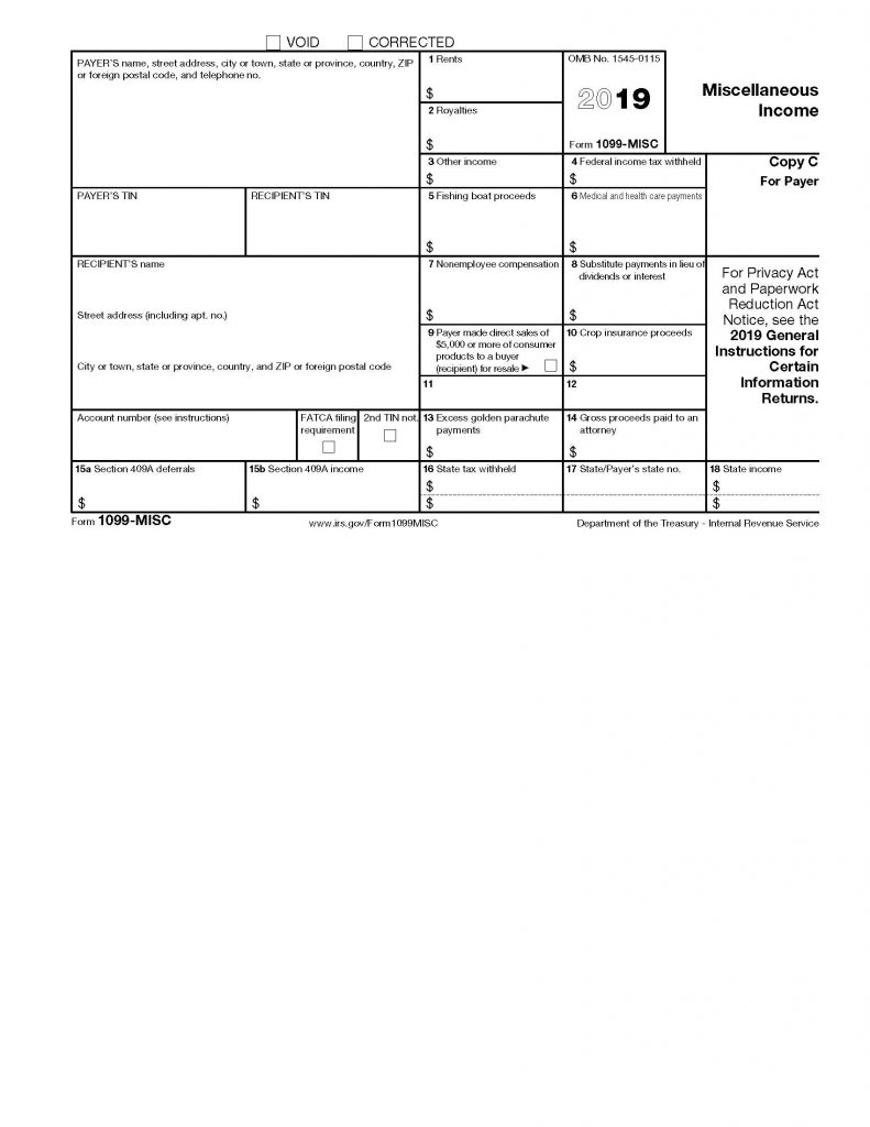 Blank 1099 Form | Blank 1099 Form 2021 - eSign Genie